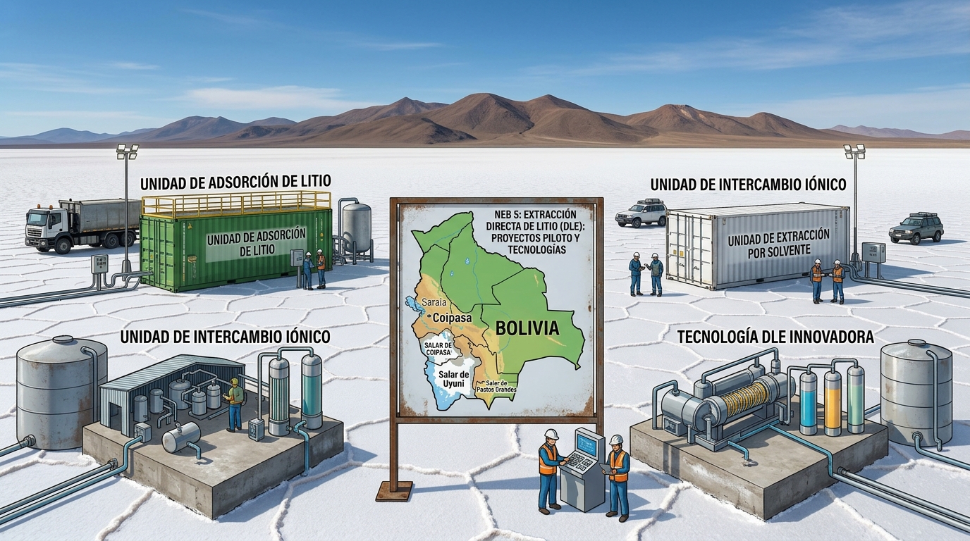 NEB 5- Direct Lithium Extraction: Technologies for Bolivia’s Salt Flats